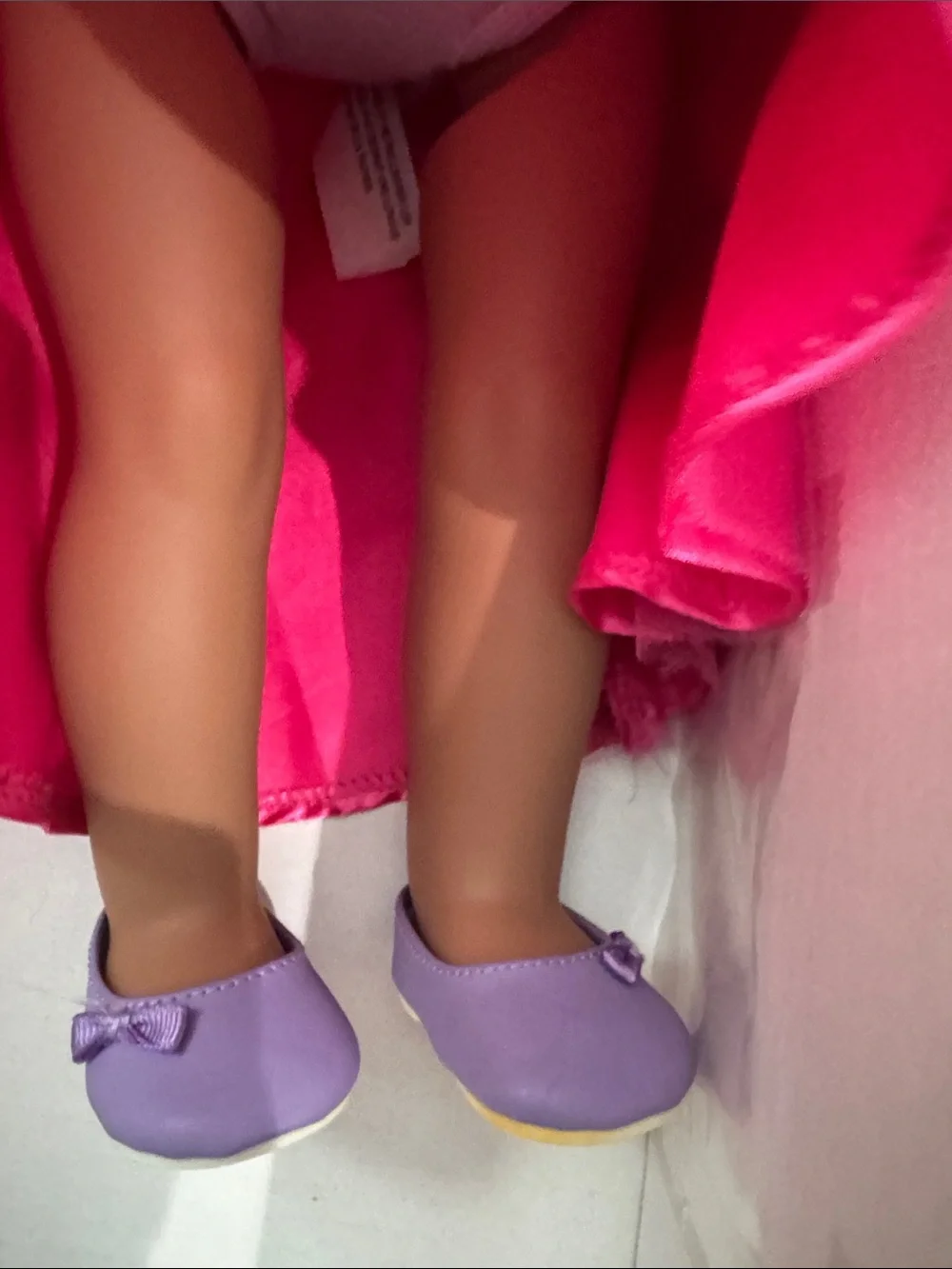 American Girl Doll in Lavender and Red Box